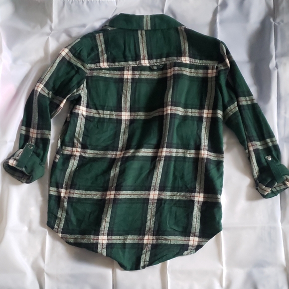 Atmosphere Button Down Flannel Top - Picture 5 of 7